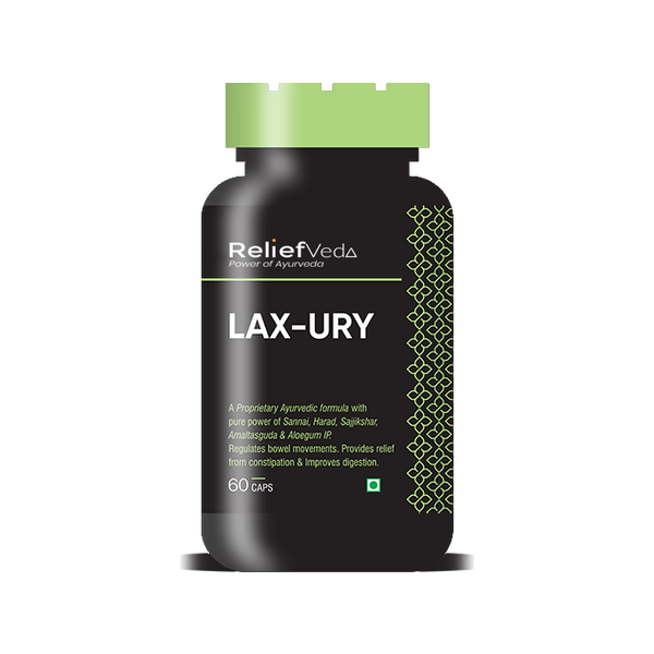 Baidyashakti LAX-URY (Ayurvedic Treatment for Irregular Bowel, Constipation,  Acidity & Gas)